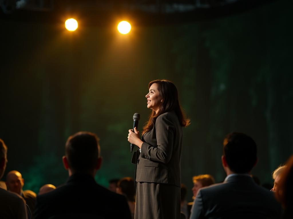 Lynn Goss, CDLP®, speaking at a professional education event